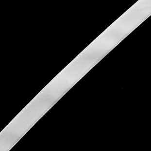 0.625 White Nylon Velvet Ribbon