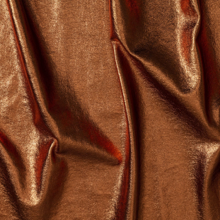 Ileana Metallic Copper Textured Faux Leather