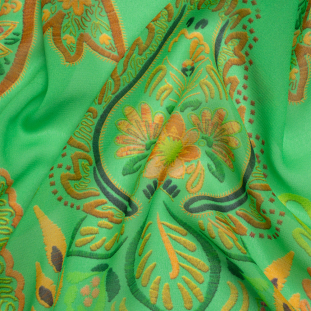 Mood Exclusive Dark Mint Scented Sights Viscose Georgette