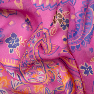 Mood Exclusive Pink Attraction of Pattern Viscose Georgette