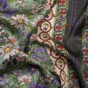 Mood Exclusive Snippet of Spring Sustainable Viscose Fluid Satin