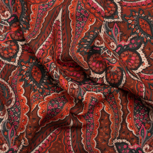 Mood Exclusive Lick of Flame Viscose Twill