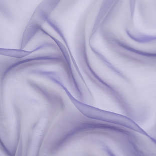 Adelaide Lavender and Silver Iridescent Chiffon-Like Silk Voile