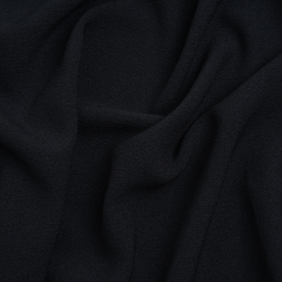 Famous Australian Designer Black Stretch Polyester Crepe