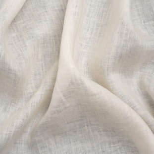 Famous Australian Designer Natural White Lightweight Linen Woven
