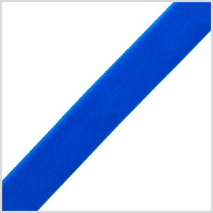 0.875 Royal Blue Nylon Velvet Ribbon
