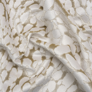 Sandstone Animal Spots Textured Chenille Jacquard