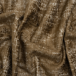 Bison Distressed Look Chenille Upholstery Woven