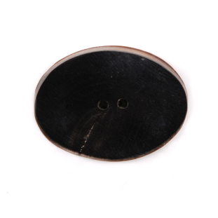 Brown Horn Coat Button - 60L/38mm