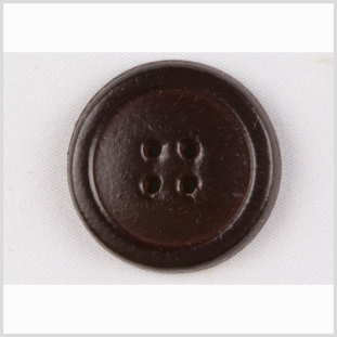Antique Leather Button - 40L/25mm
