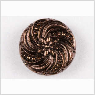 Copper Glass Button - 22L/14mm