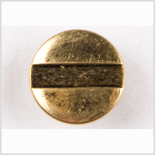 Antique Gold Metal Button - 36L/23mm