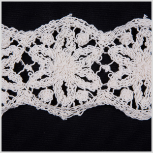 White Floral Crochet Lace