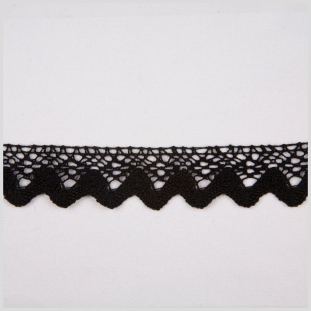 1 Black Crochet Lace