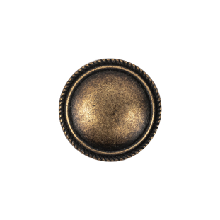 Old Brass Metal Button - 32L/20mm