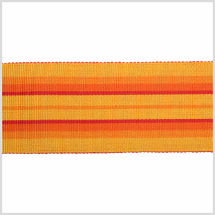 Sunshine/Orange/Mango Striped Grosgrain Ribbon