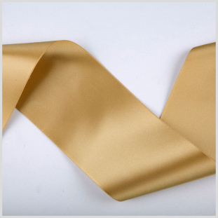 3.75 Gold Double Face French Satin Ribbon