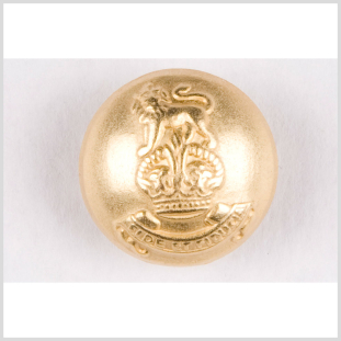 Matte Gold Metal Button - 32L/20mm