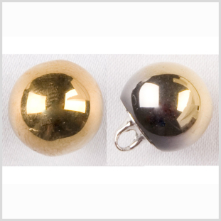 Gold Glass Button - 20L/12mm