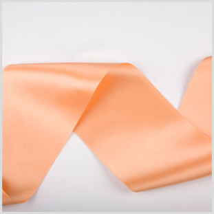 3.75 Pale Peach Double Face French Satin Ribbon