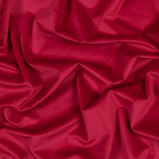 British Scarlet Ultra Soft Polyester Velvet
