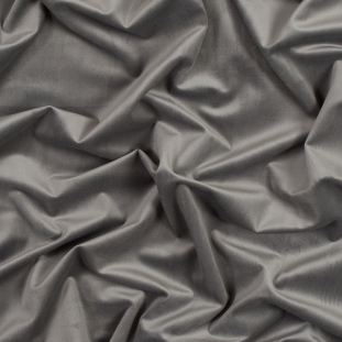 British Gray Ultra Soft Polyester Velvet