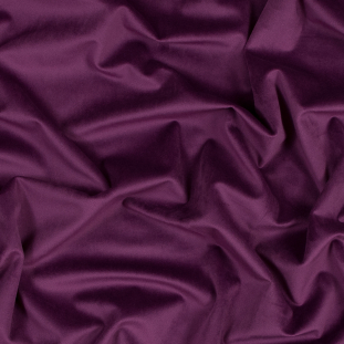 British Aubergine Ultra Soft Polyester Velvet
