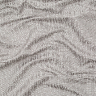 British Imported Silver Striated Jacquard