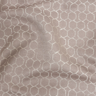 British Imported Orchid Honeycomb Polyester Jacquard