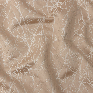 British Imported Shell Wintry Branches Polyester Jacquard