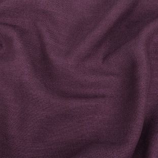 British Imported Grape Polyester, Viscose and Linen Woven