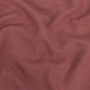 British Imported Rose Polyester, Viscose and Linen Woven