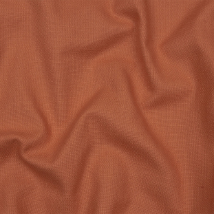 British Imported Coral Heavyweight Linen Woven
