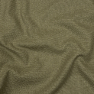 British Imported Olive Heavyweight Linen Woven