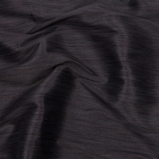 British Imported Graphite Striated Recycled Polyester Bengaline