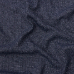 British Imported Denim Soft Textured Recycled Polyester Drapery Woven