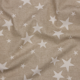 British Imported Linen Starlight Printed Cotton Canvas