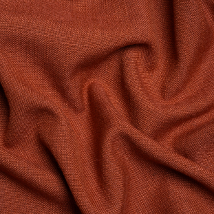 British Imported Crimson Linen, Viscose and Polyester Woven
