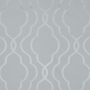 British Ivory Moroccan Ribbed Woven with Satin Design