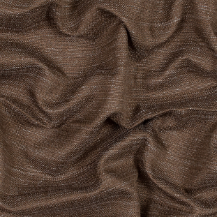 British Bronze Raffia-Like Basket Woven Polyester Blend