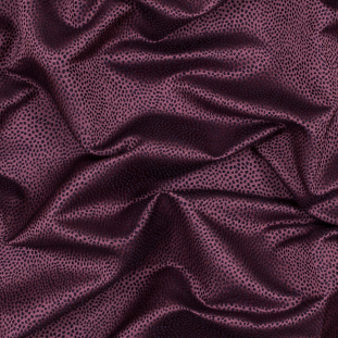 British Mulberry Jacquard with Textural Dots