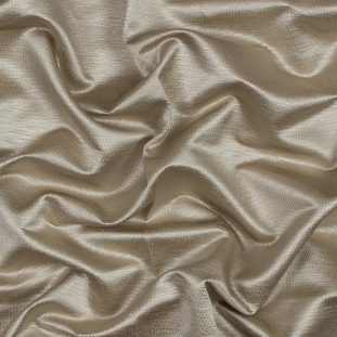 British Champagne Luminous Textural Polyester Woven