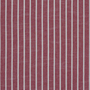 British Strawberry Pencil Striped Cotton Woven