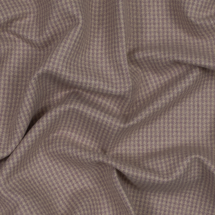 British Heather Houndstooth Brushed Woven