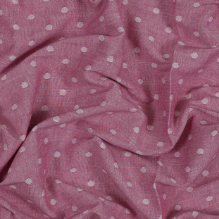 British Hibiscus Polka Dotted Cotton Woven