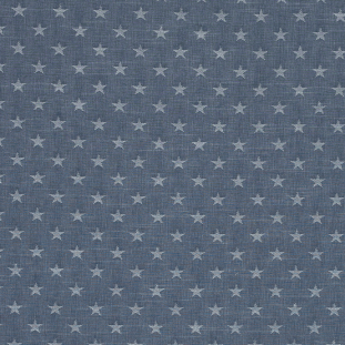 British Navy Cotton Woven with Stars