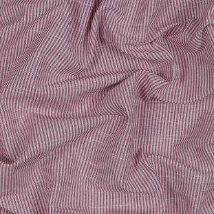 British Hibiscus Candy Striped Cotton Woven