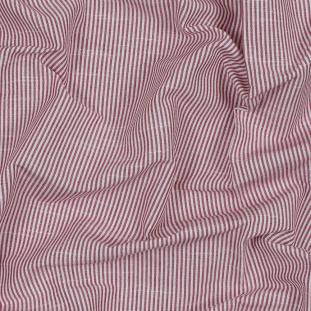 British Strawberry Candy Striped Cotton Woven