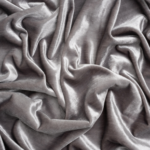 Chrome Textured Upholstery Velvet - Ainslie Collection