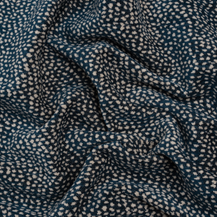 Remus Navy Spotted Upholstery Chenille